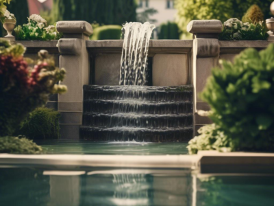 Wasserspiele im Garten: Von Brunnen bis Wasserfall